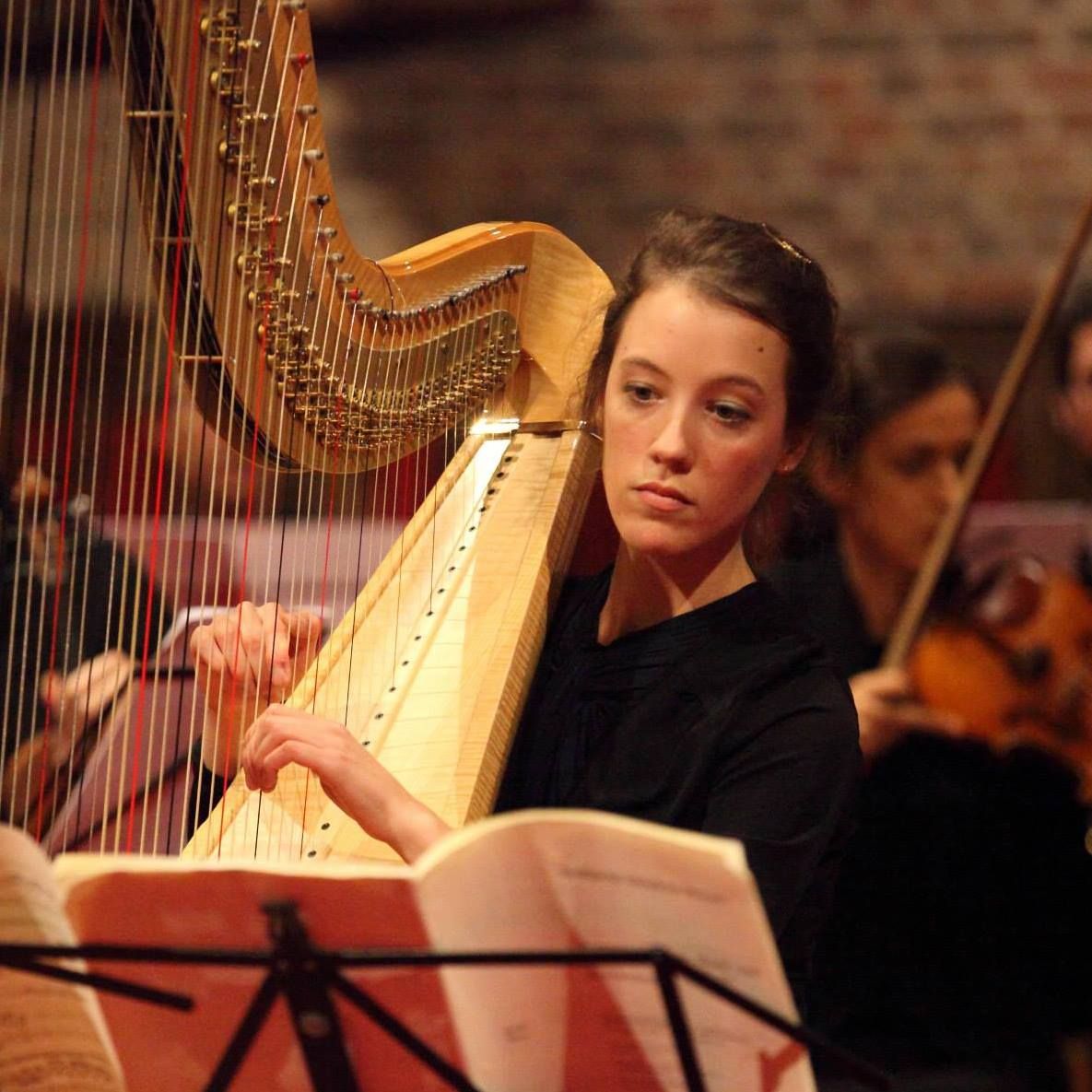 harpiste, Emma Wauters