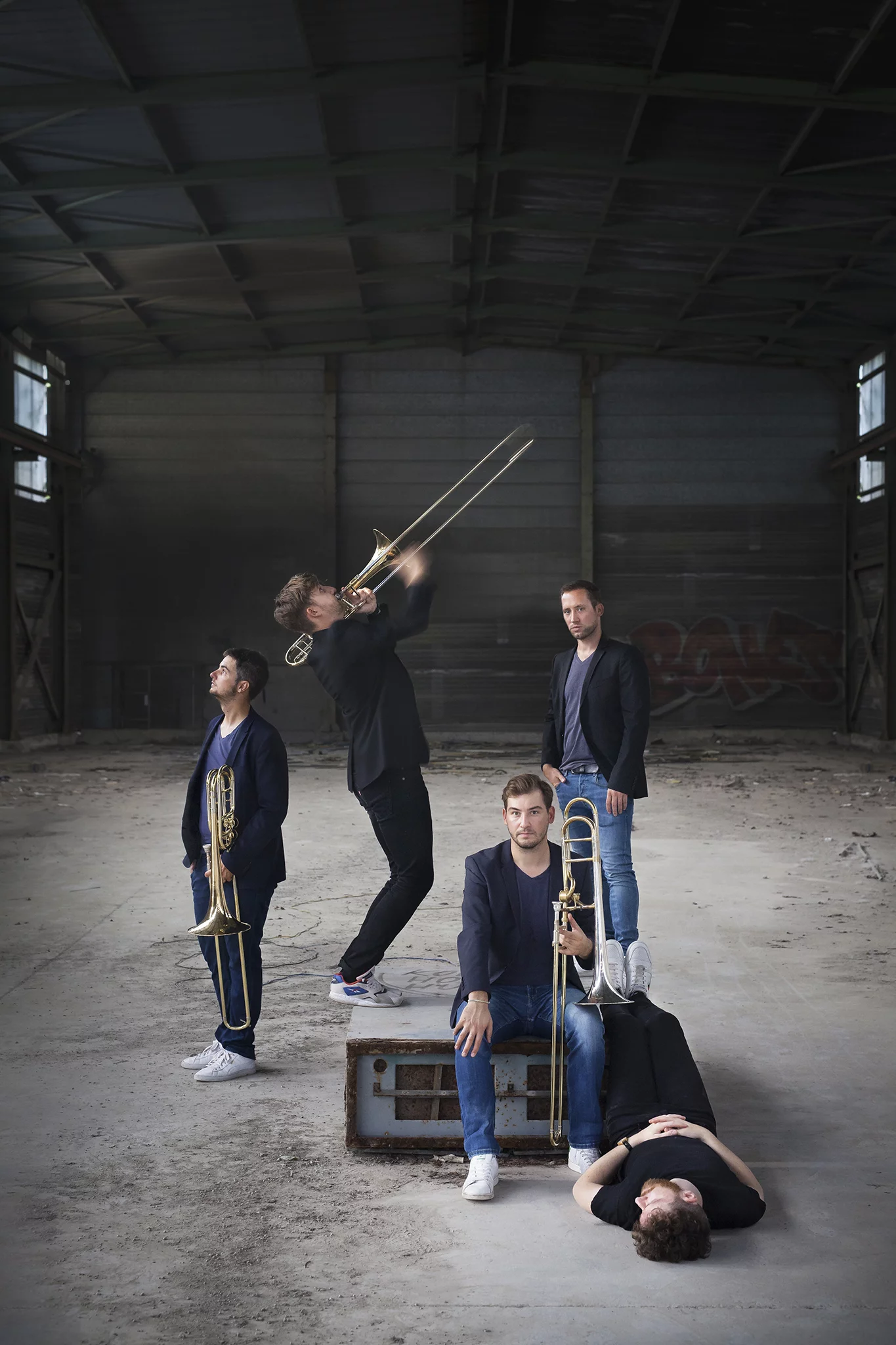 Crossbones Trombones Groepsfoto